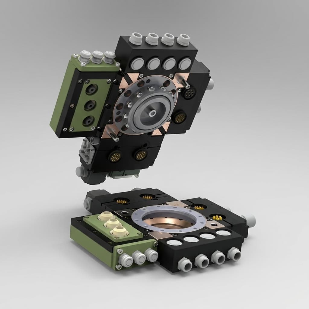 Robotic joint module portfolio sample from factory line